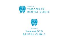 福岡県福岡市の歯科医、「やまもと歯科」様ロゴデザイン。