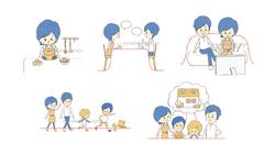 総合不動産取扱企業様、イメージイラスト。