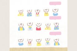 新潟県三条市の美容室様スタンプカードイラスト。