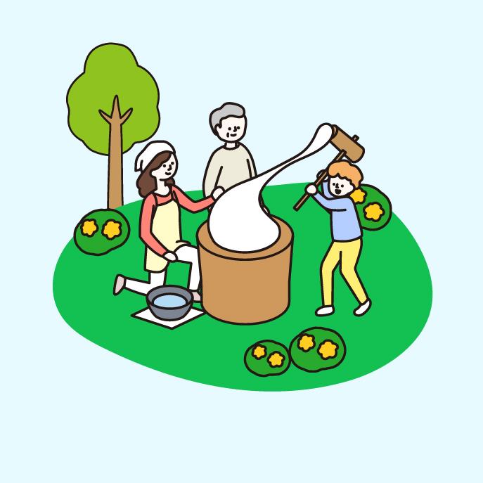 自治体の町おこしイラスト