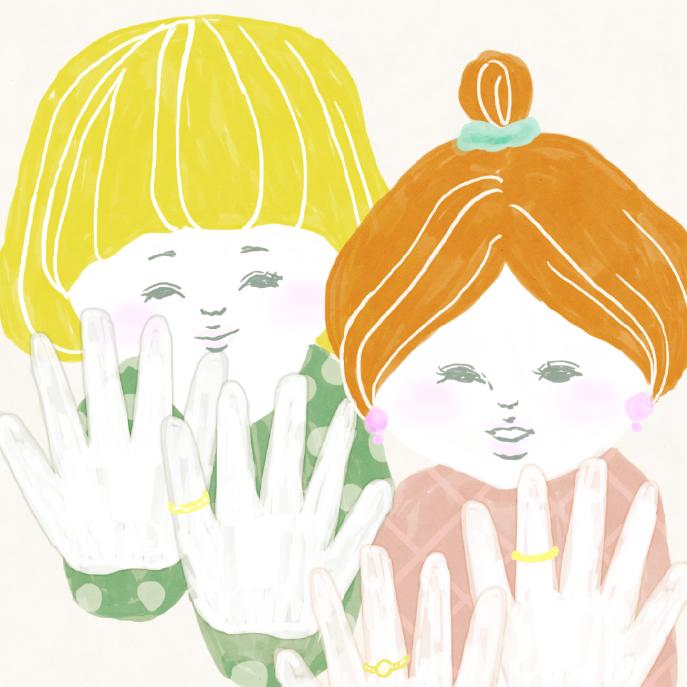 神奈川県大和市の美容サロン「Atelier 145 bankan」様イラスト各種。