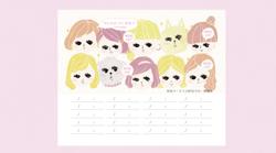 長野県千曲市のマツエクサロン、「make up salon shiro」様スタンプカードデザイン。