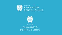 福岡県福岡市の歯科医、「やまもと歯科」様ロゴデザイン。