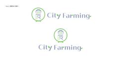   ビルの中でいちご狩りができる、「City Farmimng」事業のロゴとイラスト