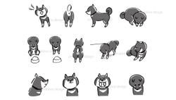 フリーハンドタッチのイラスト。